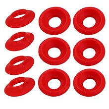 Load image into Gallery viewer, New Silicon Rubber Grolsch EZ Cap Swing Top Bottle Washer Gasket Red/white 25pcs/100pcs (Red 100pcs)
