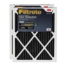 Load image into Gallery viewer, Filtrete AOR01-2PK-6E 16x25x1, AC Furnace Air Filter, MPR 1200, Allergen Defense Odor Reduction, 2-Pack, 16 x 25 x 1, 2 Pack

