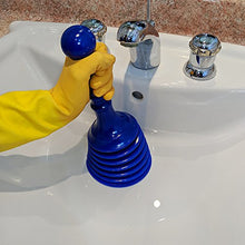 Load image into Gallery viewer, Luigi&#39;s Sink and Drain Plunger for Bathrooms, Kitchens, Sinks, Baths and Showers. Small and Powerful, Commercial Style &#39;Plumbers Plunger&#39; with Large Bellows
