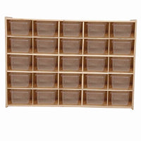 Contender C16001F 25 Tray Storage w/Translucent Trays, Assembled