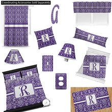 Load image into Gallery viewer, RNK Shops Initial Damask Duvet Cover Set - Full/Queen (Personalized)
