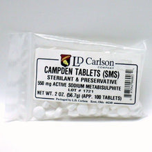 Load image into Gallery viewer, Campden Tablets (sodium metabisulfite) - 2 Oz(100 Tablets)
