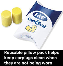 Load image into Gallery viewer, 3M Ear Plugs, E-A-R Classic 310-1060, Foam, Uncorded, Disposable, NRR 29, For Drilling, Grinding, Machining, Sawing, Sanding, Welding, 1 Pair/Pillow Pack, 30 Pairs/Box
