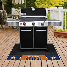 Load image into Gallery viewer, FANMATS MLB Houston Astros Vinyl Grill Mat, 12155, Black, 26&quot;x42&quot;

