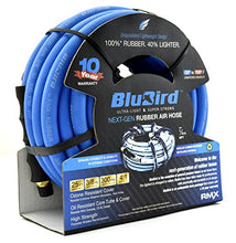 Load image into Gallery viewer, BluBird Lightest, Strongest, Most Flexible Rubber Air Hose (3/8&quot; x 25&#39;) - BB3825
