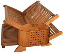 Load image into Gallery viewer, Totally Bamboo &quot;Eco Utensil, Flatware and Cutlery Drying Caddy Eco Dish Drying Rack
