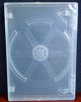 5 Pk Viva New 14mm DVD Case Super Clear Single Disc Eco-Box Solid Holder