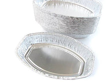 Load image into Gallery viewer, Disposable Aluminum Small Oval Casserole Pan- Individual Size- #4600 (200)
