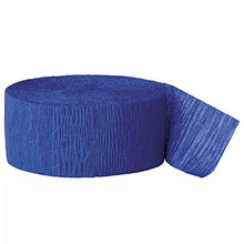 Load image into Gallery viewer, Unique Industries Unique Industries, Crepe Paper Streamer, Party Supplies - Royal Blue, 81 Feet - 6345
