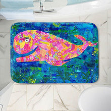 Load image into Gallery viewer, DiaNoche Designs Memory Foam Bath or Kitchen Mats by Michele Fauss - Wilma the Whale, Large 36 x 24 in
