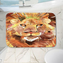 Load image into Gallery viewer, DiaNoche Designs Memory Foam Bath or Kitchen Mats by Marley Ungaro - Lion, Large 36 x 24 in
