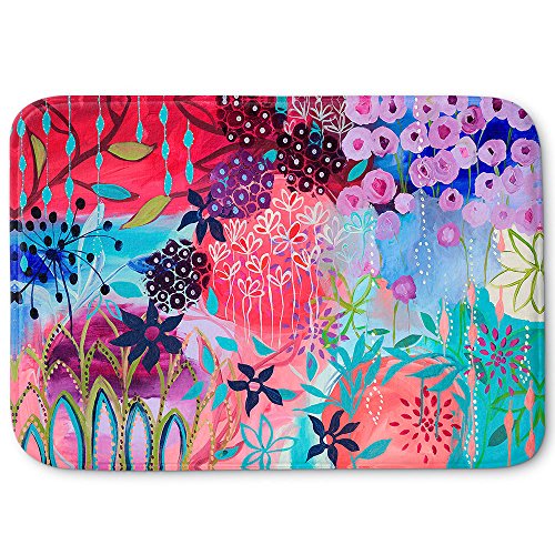 DiaNoche Designs Memory Foam Bath or Kitchen Mats by Carrie Schmitt - Spirit Garden, Large 36 x 24 in