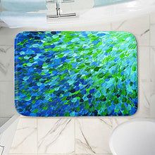 Load image into Gallery viewer, DiaNoche Designs Memory Foam Bath or Kitchen Mats by Julia Di Sano - Splash Out Green, Large 36 x 24 in

