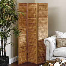 Load image into Gallery viewer, Household Essentials Bamboo Screen, Basket Weave
