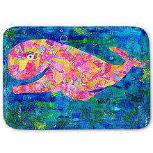 Load image into Gallery viewer, DiaNoche Designs Memory Foam Bath or Kitchen Mats by Michele Fauss - Wilma the Whale, Large 36 x 24 in
