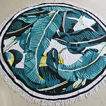 Load image into Gallery viewer, CAMMITEVER Leaf Tapestry Mandala Tapestry Wall Hanging Beach Wall Tapestry Swimming Towel Mandala Blanket Thin Towel Yoga Mat
