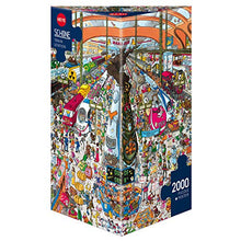 Load image into Gallery viewer, Heye &quot;Train Station Schone Triangular Puzzles (2000-Piece, Multi-Colour)
