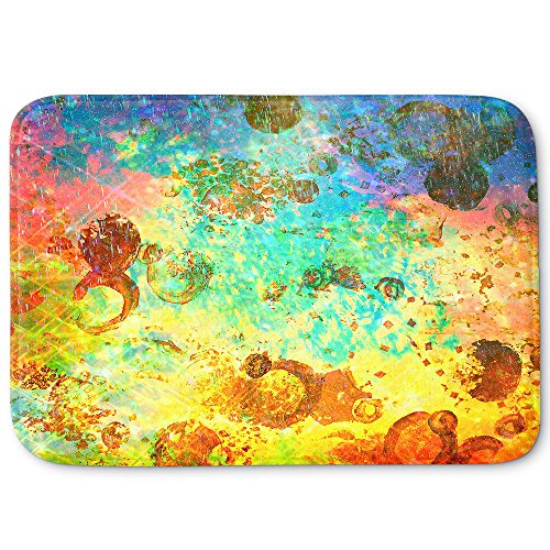 DiaNoche Designs Memory Foam Bath or Kitchen Mats by Julia Di Sano - Fly Me to the Moon I, Large 36 x 24 in