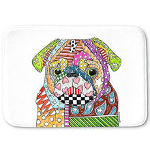 Load image into Gallery viewer, DiaNoche Designs Memory Foam Bath or Kitchen Mats by Marley Ungaro - Pug Dog, Large 36 x 24 in
