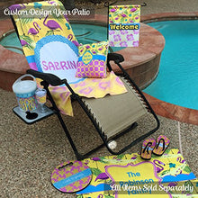 Load image into Gallery viewer, YouCustomizeIt Retro Squares Beach Towel (Personalized)
