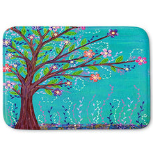 Load image into Gallery viewer, DiaNoche Designs Memory Foam Bath or Kitchen Mats by Sascalia - Happy Tree, Large 36 x 24 in
