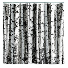 Load image into Gallery viewer, Kikkerland Shower Curtain, Polyester, Birch
