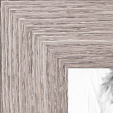 Load image into Gallery viewer, ArtToFrames 8x20 Inch White Picture Frame, This 1.25&quot; Custom Poster Frame is Gray Oak - Barnwood Style, for Your Art or Photos - Comes with Regular Glass, WOM76808-973-8x20
