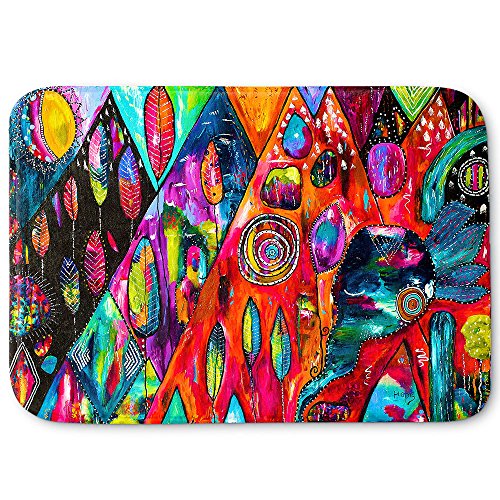 DiaNoche Designs Memory Foam Bath or Kitchen Mats by Michelle Fauss - Mountains of Hope, Large 36 x 24 in