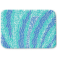 DiaNoche Designs Memory Foam Bath or Kitchen Mats by Pom Graphic Design - Flying Feathers, Large 36 x 24 in
