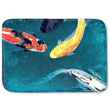 Load image into Gallery viewer, DiaNoche Designs Memory Foam Bath or Kitchen Mats by Brazen Design Studio - Water Ballet, Large 36 x 24 in
