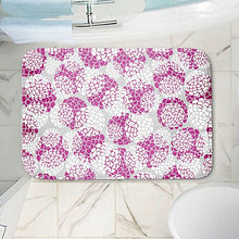 Load image into Gallery viewer, DiaNoche Designs Memory Foam Bath or Kitchen Mats by Pom Graphic Design - Violet Floral Blossoms, Large 36 x 24 in
