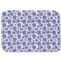 DiaNoche Designs Memory Foam Bath or Kitchen Mats by Julia Grifol - Flowers Mix, Large 36 x 24 in