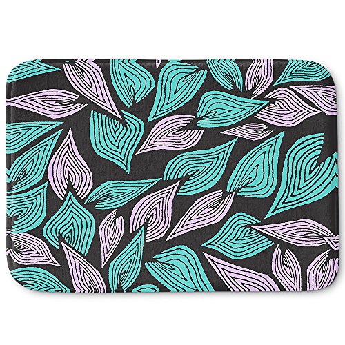 DiaNoche Designs Memory Foam Bath or Kitchen Mats by Pom Graphic Design - Winter Wind, Large 36 x 24 in
