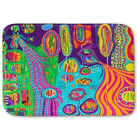 DiaNoche Designs Memory Foam Bath or Kitchen Mats by Michele Fauss - The Creatures of Lollipop Land, Large 36 x 24 in