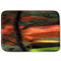 DiaNoche Designs Memory Foam Bath or Kitchen Mats by Hooshang Khorasani - Natures Brushwork, Large 36 x 24 in
