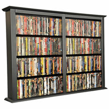Load image into Gallery viewer, Venture Horizon Wall Mount Media Cabinet Double - Black
