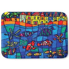 Load image into Gallery viewer, DiaNoche Designs Memory Foam Bath or Kitchen Mats by Dora Ficher - Sea Life, Large 36 x 24 in
