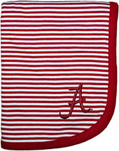 Load image into Gallery viewer, Creative Knitwear Alabama Crimson Tide Striped Baby and Toddler Blanket
