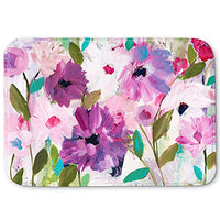 DiaNoche Designs Memory Foam Bath or Kitchen Mats by Carrie Schmitt - Blossoming, Large 36 x 24 in