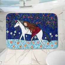 Load image into Gallery viewer, DiaNoche Designs Memory Foam Bath or Kitchen Mats by Sascalia - Horse Dreamer, Large 36 x 24 in
