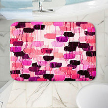 Load image into Gallery viewer, DiaNoche Designs Memory Foam Bath or Kitchen Mats by Julia Di Sano - Flower Brush Pink, Large 36 x 24 in
