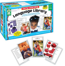 Load image into Gallery viewer, Carson Dellosa Key Education Early Learning Language Library Learning Cards (845036)
