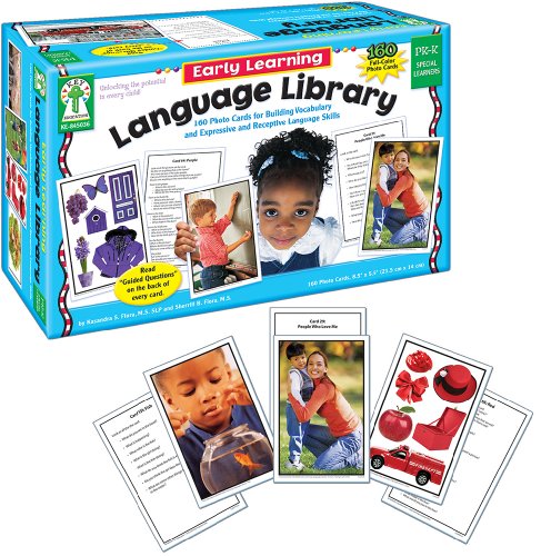 Carson Dellosa Key Education Early Learning Language Library Learning Cards (845036)