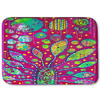 DiaNoche Designs Memory Foam Bath or Kitchen Mats by Michele Fauss - Flower Power, Large 36 x 24 in