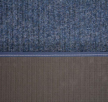 Load image into Gallery viewer, Tough Collection Custom Size Roll Runner Blue 27 in or 36 in Wide x Your Length Choice Slip Resistant Rubber Back Area Rugs and Runners (Blue, 27 in x 12 ft)
