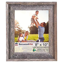 Load image into Gallery viewer, Barnwood Usa | Farmhouse Style Rustic 8x10 Picture Frame | Signature Molding | 100% Reclaimed Wood |
