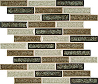 M S International Venetian Cafe 12 In. X 12 In. X 8mm Glass Mesh-Mounted Mosaic Tile, (10 sq. ft., 10 pieces per case)