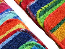 Load image into Gallery viewer, Rainbow Scrubbies 6 Regular &amp; 1 Large
