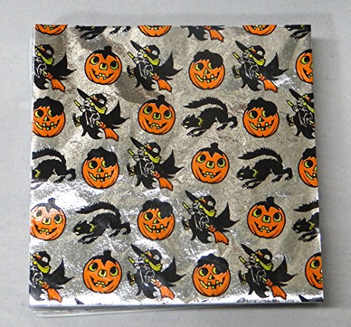 Candy Molds N More 4 x 4 inch Halloween Confectionery Foil Wrappers, 500 Sheets