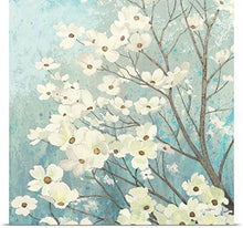 Load image into Gallery viewer, GREATBIGCANVAS Entitled Dogwood Blossoms I Poster Print, 48&quot; x 48&quot;, Multicolor
